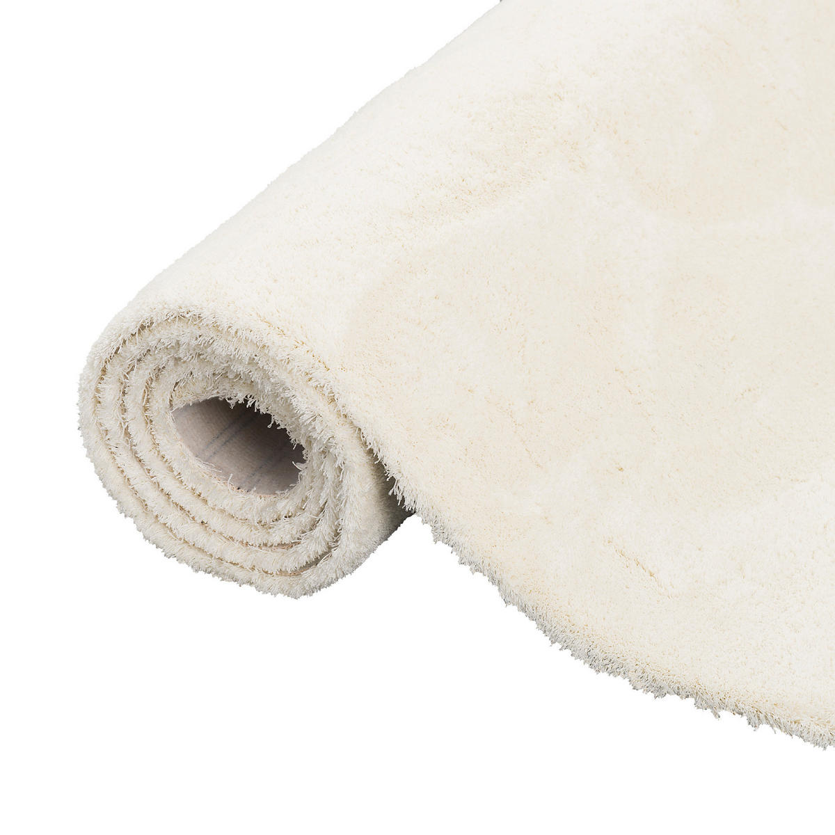 LUXUS HOCHFLOR SHAGGY TEPPICH VELVET - Weiß, Textil (80/200cm) - Snapstyle