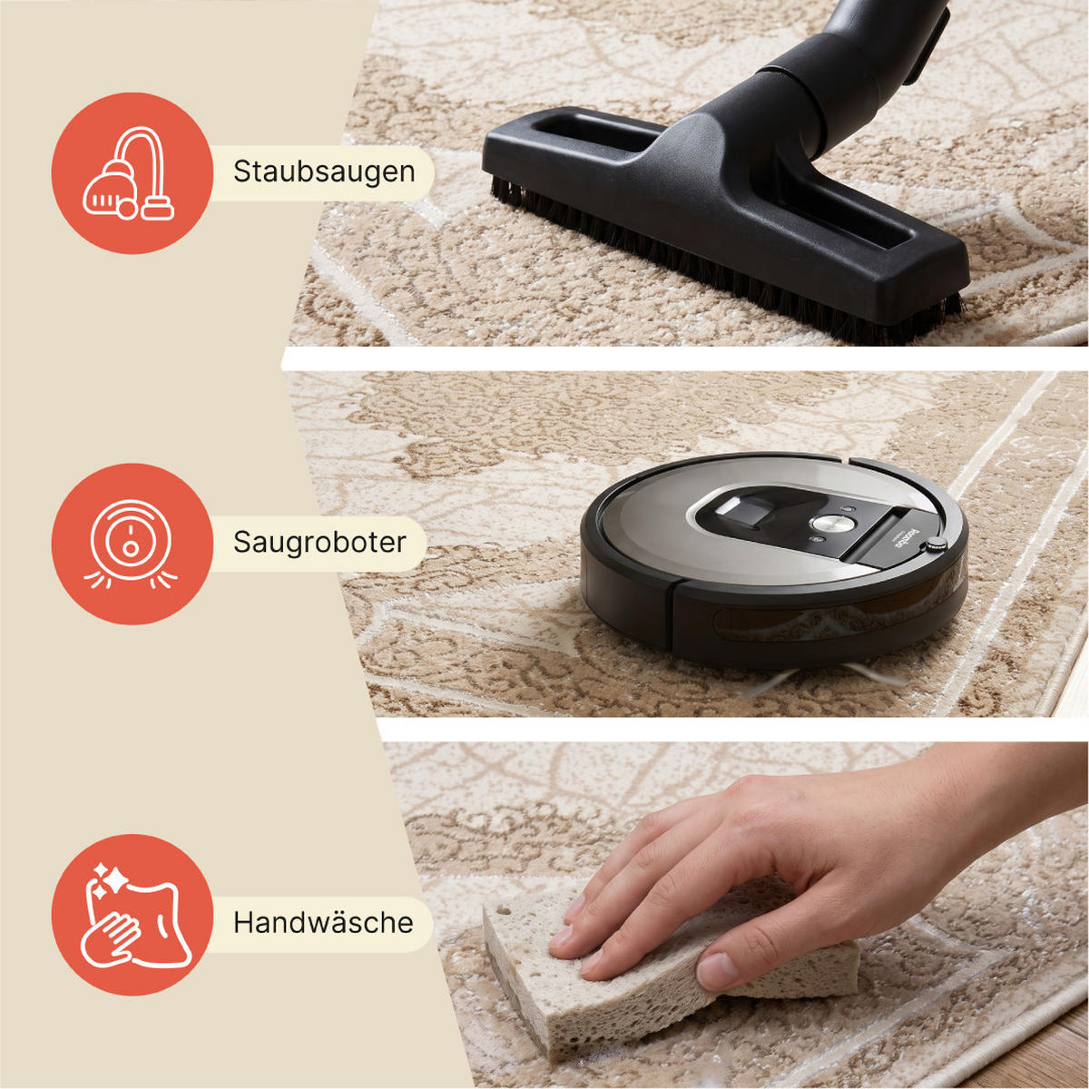 TEPPICH ARES Braun 120/170 cm - Braun, Textil (120/170cm) - Tapiso