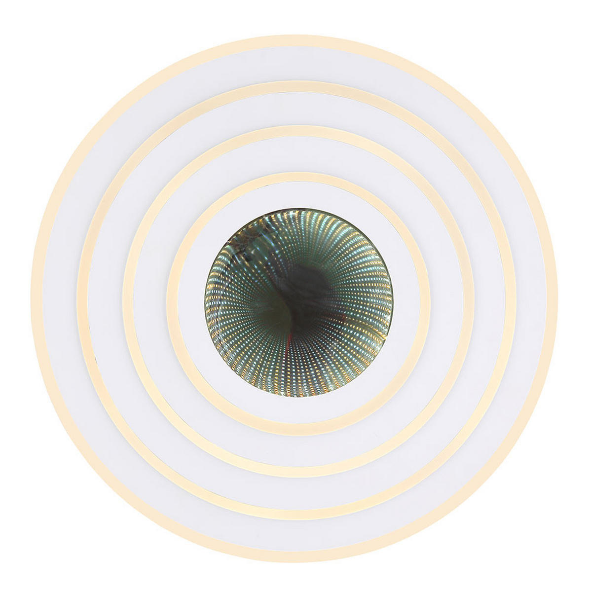 LED DECKENLEUCHTE Metall Weiß Jocelyn - Weiß, Metall (50/50/6.5cm) - Globo Lighting