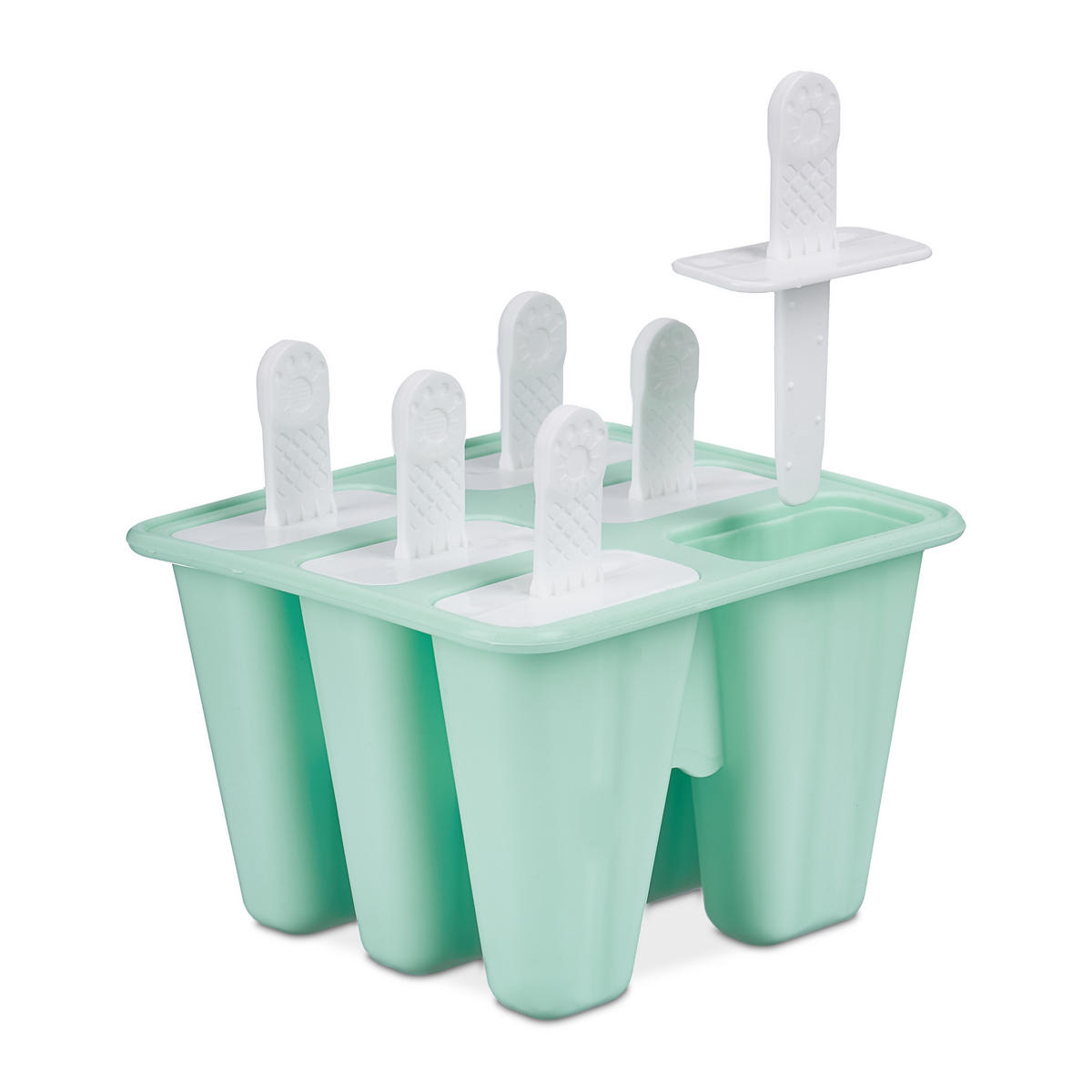 6xEISFORM - Türkis, Kunststoff (14/12.5/12.5cm) - Relaxdays