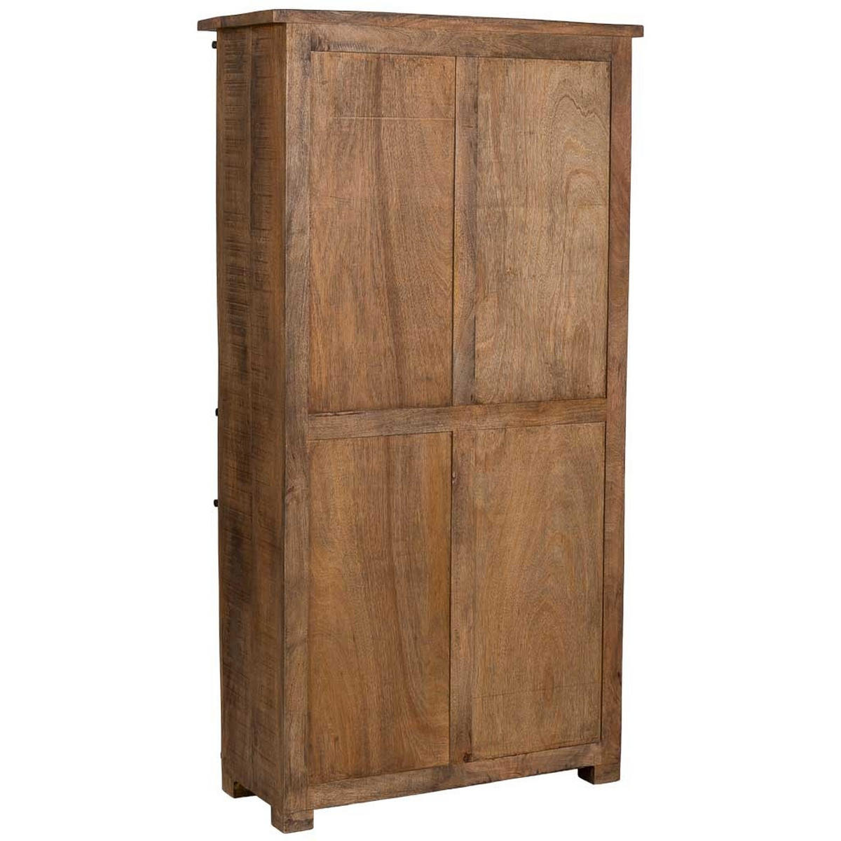 KLEIDERSCHRANK aus holz 100x42x190cm - Braun, Holz (100/190/42cm) - Wanderlust