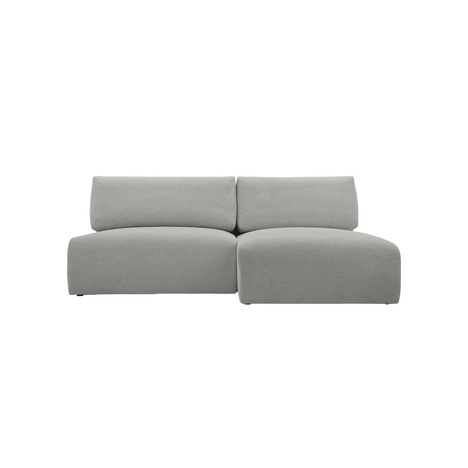 ECKSOFA Ripley mit Schlaffunktion, Grau - Grau, Textil (223/150cm) - Fedve