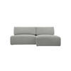ECKSOFA Ripley mit Schlaffunktion, Grau - Grau, Textil (223/150cm) - Fedve