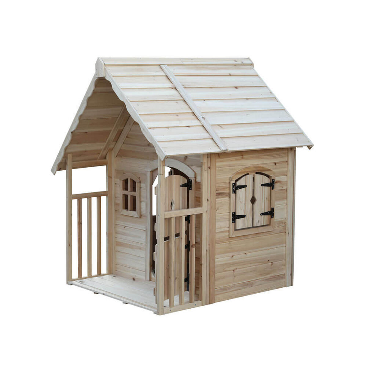 SPIELHAUS KIMI - Farbe: Natur - Naturfarben, Holz (130/140/120cm) - Home Deluxe