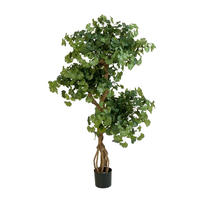 KUNSTBAUM Künstlicher Gingko - Tino 145 cm - Grün, Kunststoff (145cm) - aplanta