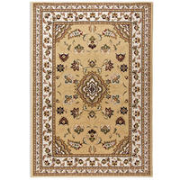 TEPPICH Traditionell-Floral-Design GLAZERT, Braun 200x290 cm - Braun, Textil (200/290cm) - KADIMA DESIGN