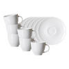 ESPRESSOTASSEN MIT UNTERTASSEN Suomi Beige 90 ml 6er Set - Beige, Keramik (0.09L) - Ritzenhoff Breker