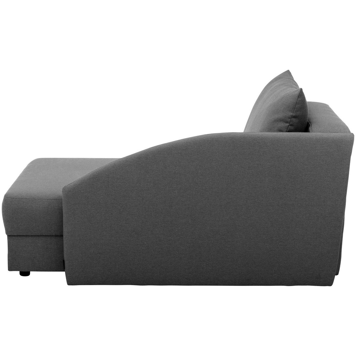 RECAMIERE Armlehne links Kalila Flachgewebe anthrazit - Anthrazit, Kunststoff (154/86/93cm) - 58aufmkessel