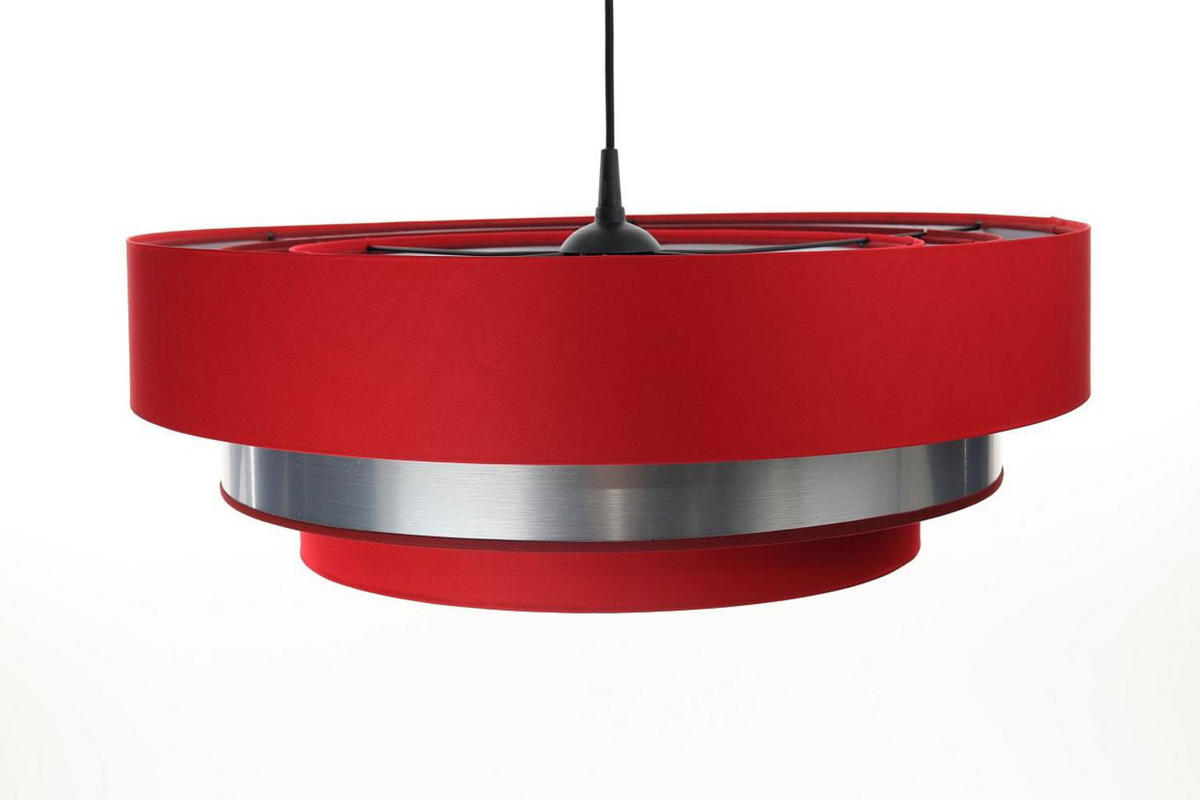 HÄNGELEUCHTE Rot 60/20 cm - Rot, Kunststoff (60/1.5/20cm) - ONZENO