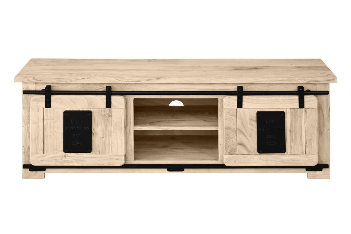 LOWBOARD LIBRO - Beige, Holz (145/50/45cm) - SAM