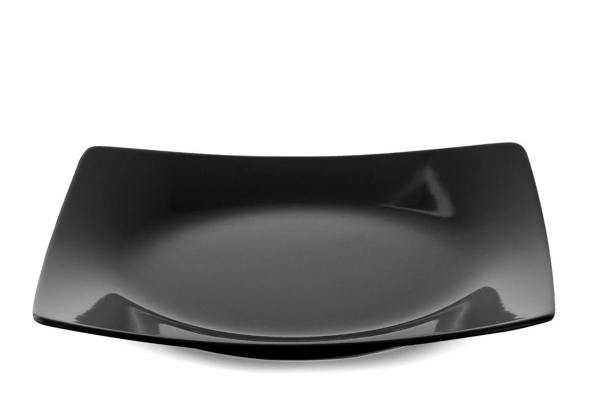 TAFELSERVICE EPIRI 6 Personen 18-tlg - Schwarz Hochglanz, Keramik (25/2/25cm) - KONSIMO®