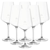 ROTWEINGLÄSER GEEICHT Puccini Gastro-Edition transparent 0,2 l 6er Set - Transparent, Glas (0.2L) - Leonardo Living