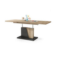 COUCHTISCH rechteckig Sonoma Anthrazit ausziehbar höhenverstellbar - Anthrazit/Sonoma Eiche, Holzwerkstoff (70/120/60cm) - designimpex