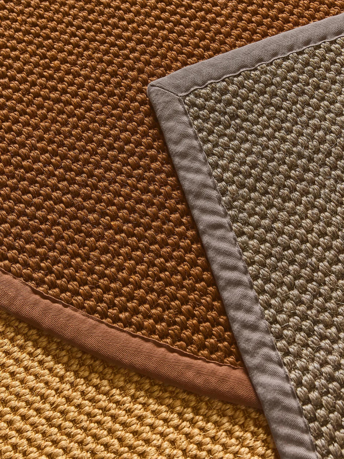 SISALTEPPICH Greta Beige 200x200 cm - Beige, Textil (200/200cm) - benuta Pure