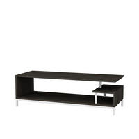 TV-LOWBOARD Reilly Weiß-Wenge - Wengefarben/Weiß, Holzwerkstoff (120/38/45cm) - Decorotika
