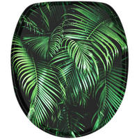WC-SITZ mit Absenkautomatik Palmdream - Grün, Holzwerkstoff (38/6/47cm) - Sanilo