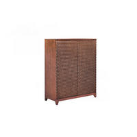HIGHBOARD COPAS Braun Holz - Braun, Eichenholz/Holz (100/120/40cm) - KAWOLA