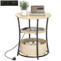 BEISTELLTISCH Beige 1 Stück - Beige, Metall (50/50/55.1cm) - GiPP
