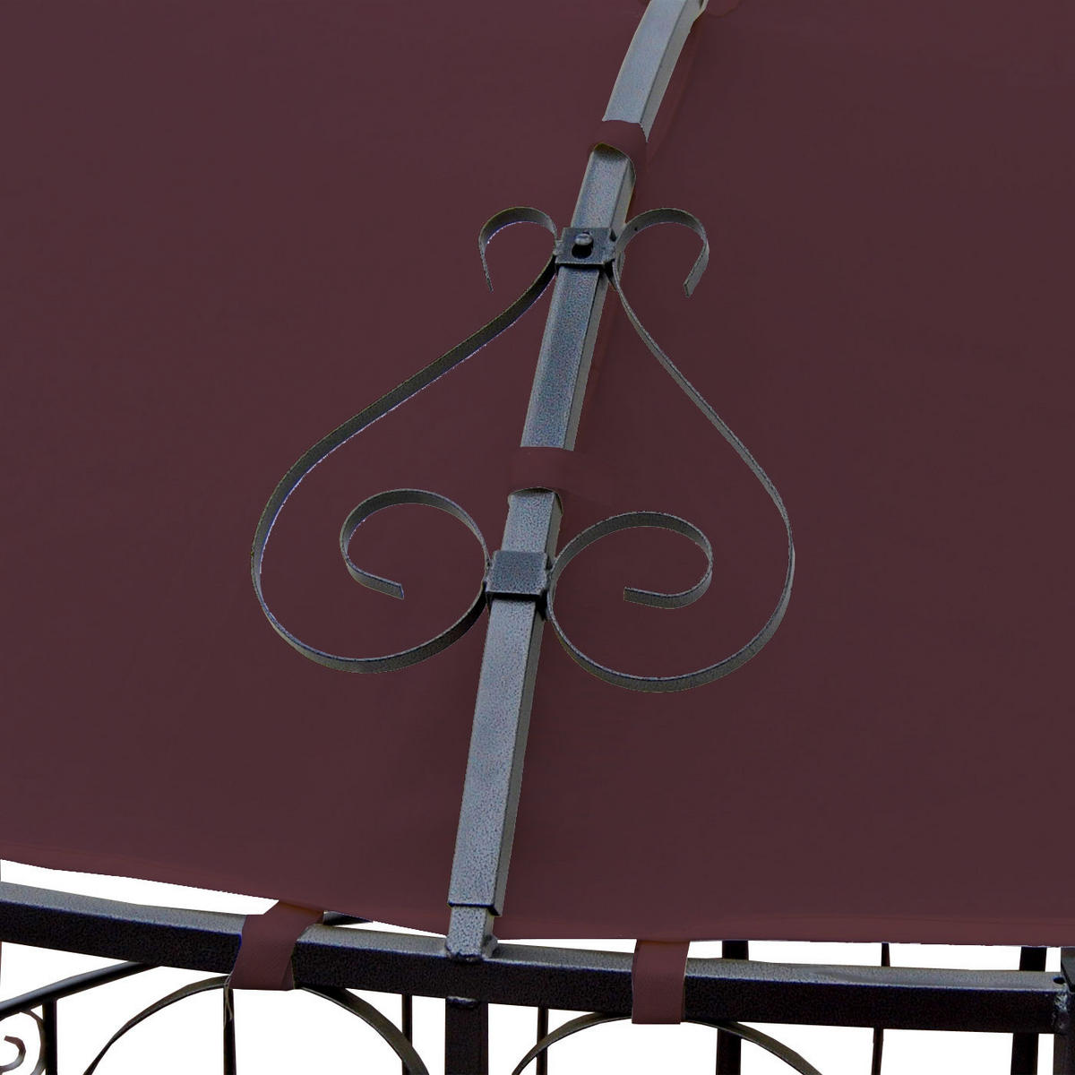 PERGOLA CABRERA Rot, Braun - Rot/Braun, Metall (296/330/293cm) - MCW