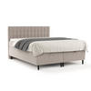 BOXBETT Milo Hellbraun 140/200 cm - Hellbraun/Schwarz, Holz/Holzwerkstoff (140/200cm) - Maison de Reve