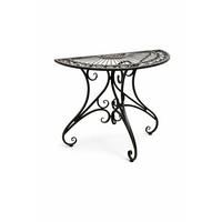 WANDTISCH Halbrund Metall Braun 90 cm - Braun, Metall (47/90/74cm) - DanDiBo