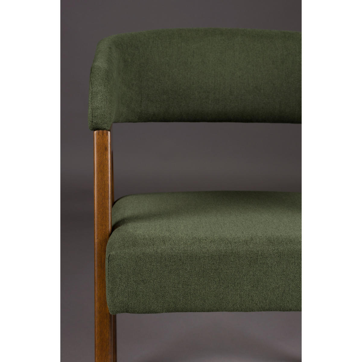 ESSZIMMERSTUHL Adamello Grün - 2 er Set - Grün, Textil (54.5/74/58cm) - Dutchbone