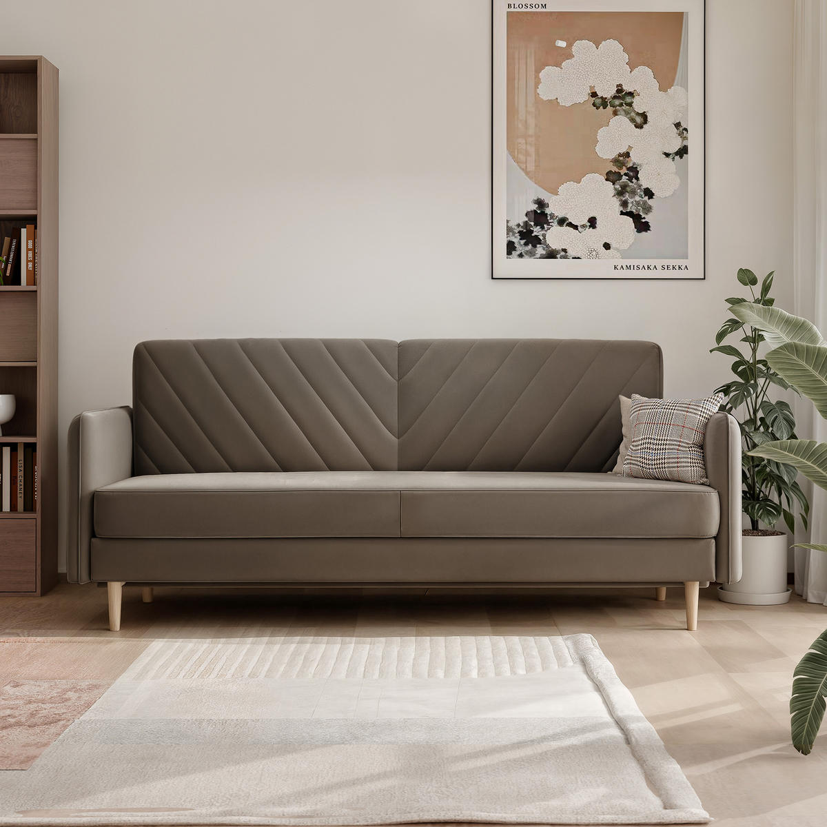 SCHLAFSOFA COLETTE mit Bettkasten Dunkelgrau - Dunkelgrau, Holzwerkstoff/Kunststoff (200/85/90cm) - Idohome
