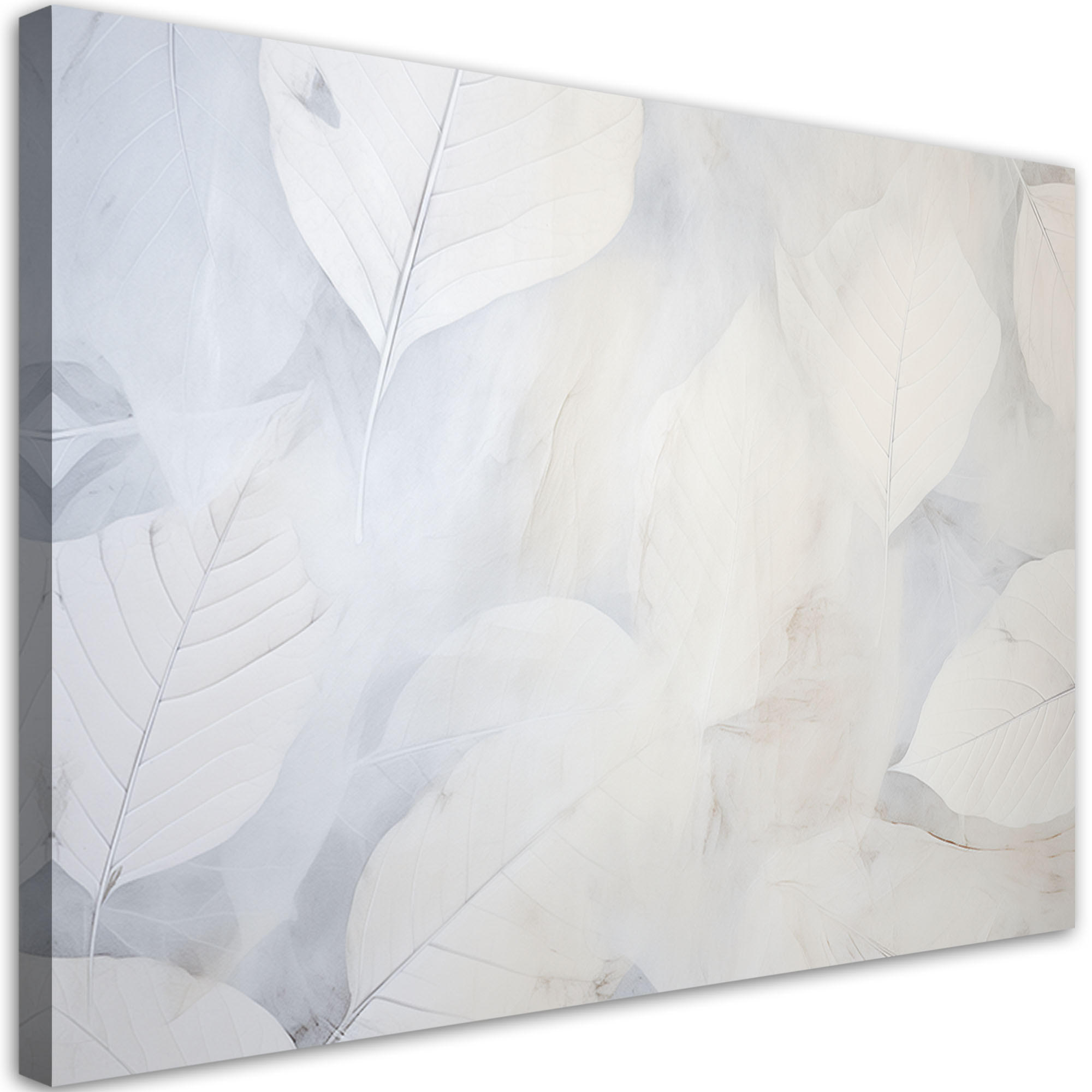 Feeby Leinwandbild Grau 30x20 cm
