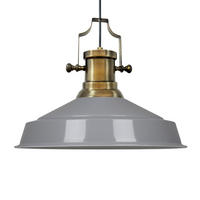 HÄNGELAMPE Asletl Industrial 40/36 cm - Grau, Metall (36/40/36cm) - Bamyum
