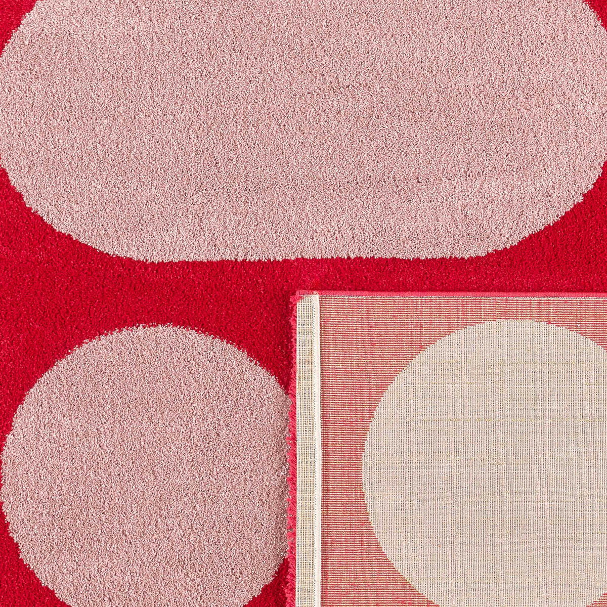 TEPPICH vintage geometrischer rot Groovy 80x140 cm - Rot, Textil (80/140cm) - Nazar Rugs