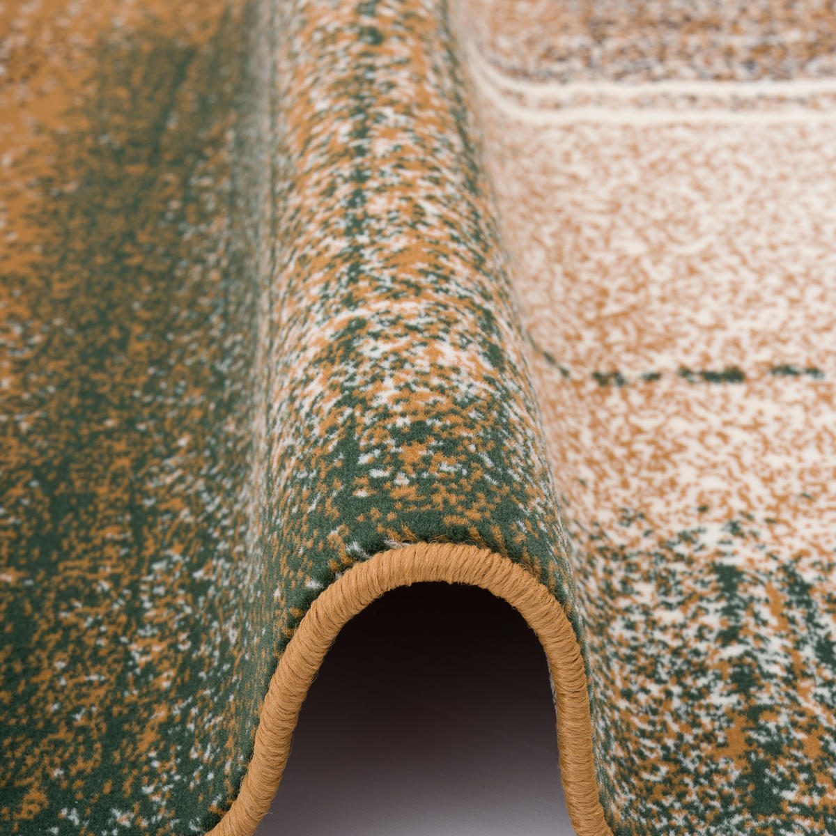 DESIGNER TEPPICH BRILLIANT VERLAUF - Grün, Textil (120/170cm) - Pergamon