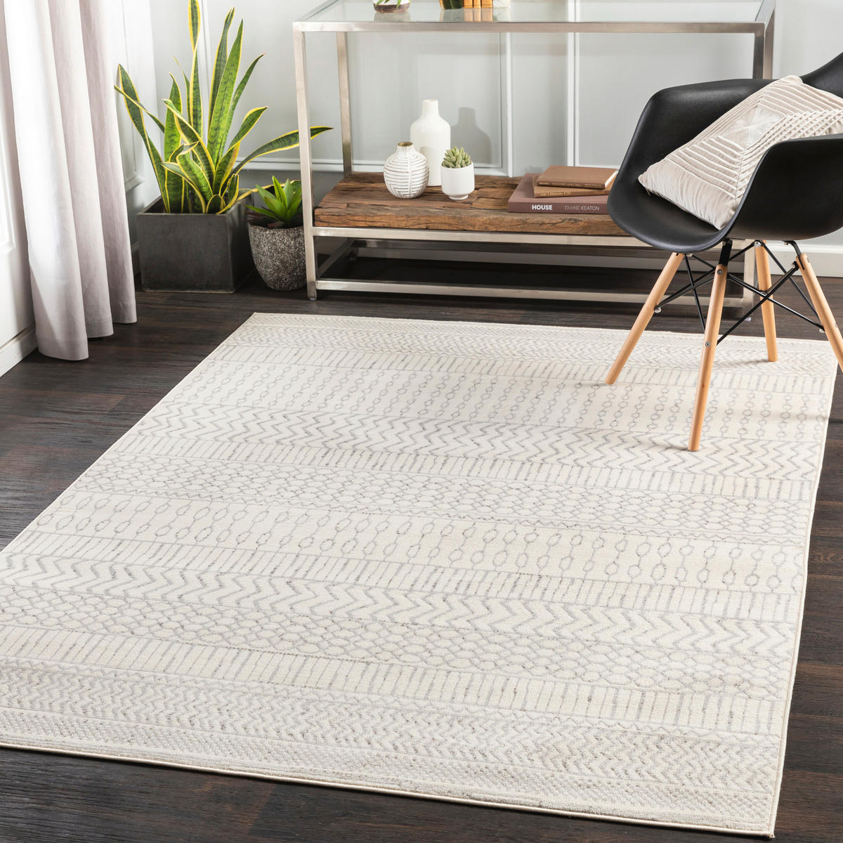 KURZFLORTEPPICH 200/275 cm Grau - Weiß, Naturmaterialien/Textil (200/275cm) - LIVABLISS