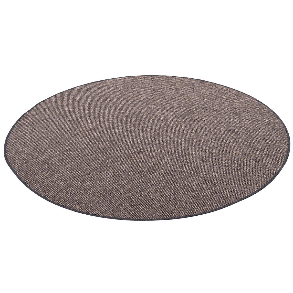 SISAL NATUR TEPPICH RUND - Graphitfarben, Textil (160/160cm) - Snapstyle