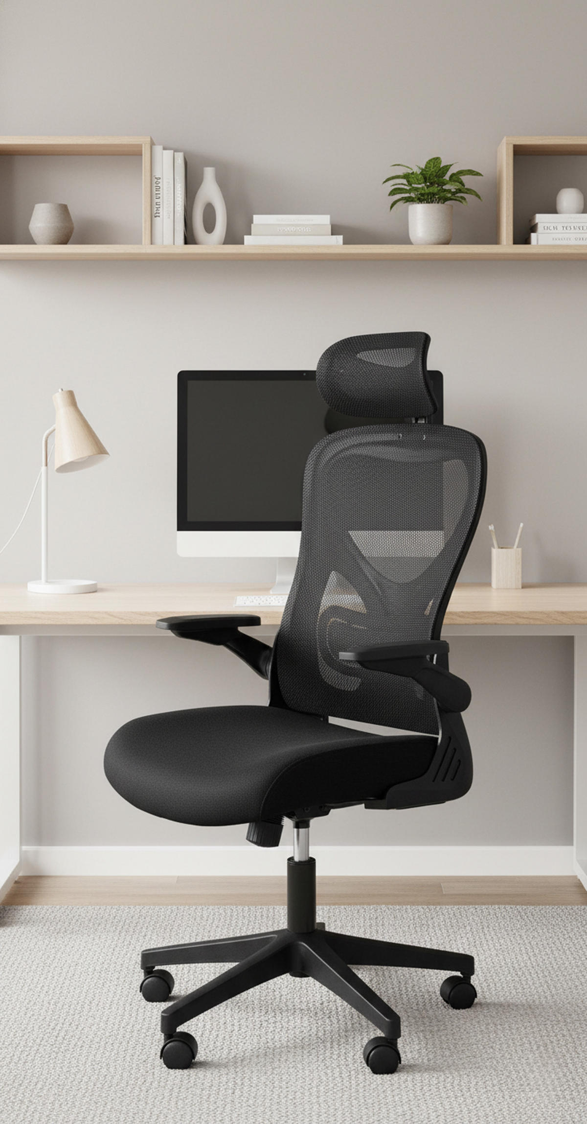 BÜROSTUHL Aeronix schwarz - Schwarz, Kunststoff/Metall (57/125/66cm) - TPFLiving