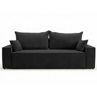 SOFA 230/90/70 Schwarz Sivra - Schwarz, Kunststoff/Textil (230/70/90cm) - Graingold