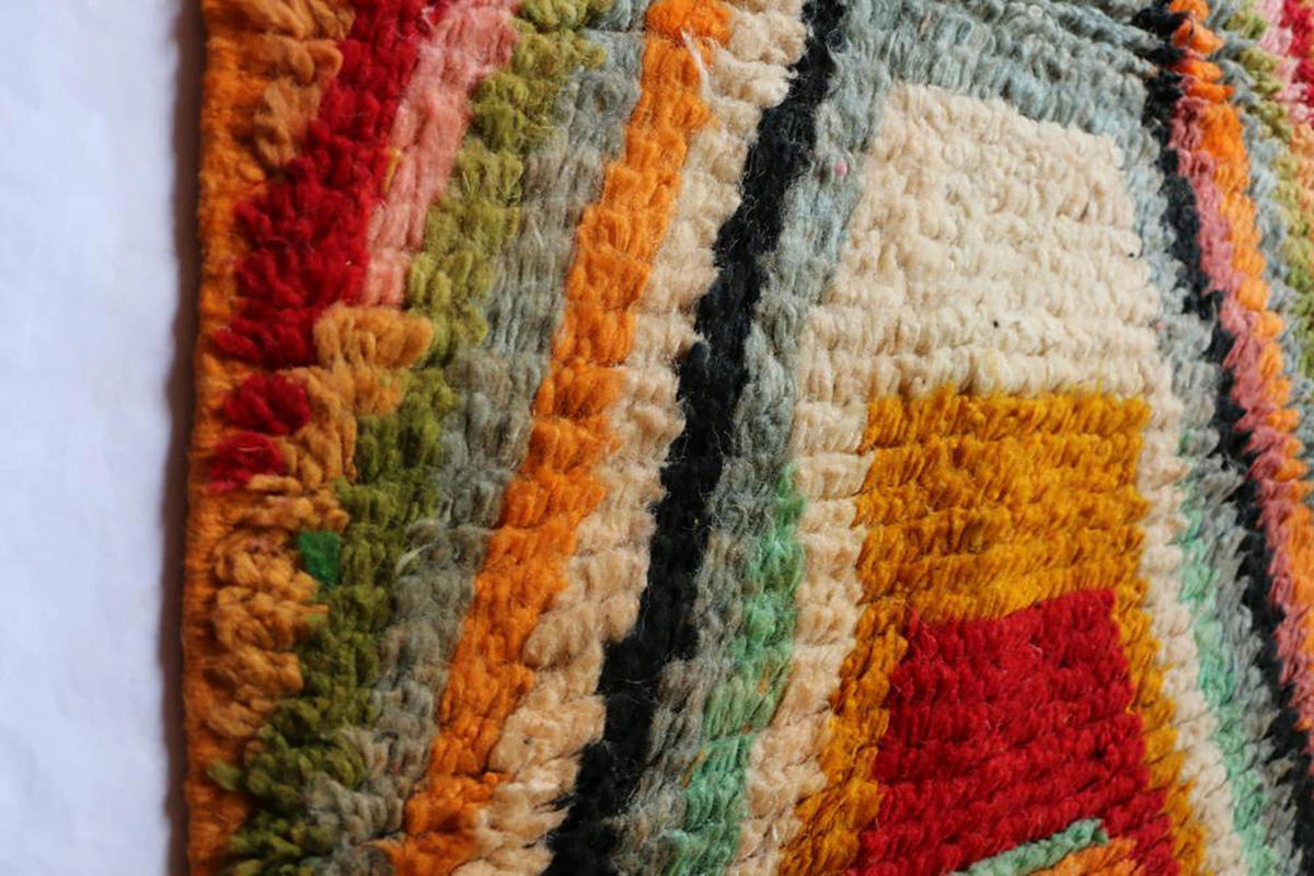 BERBERTEPPICH Teppichläufer aus reiner Wolle 250x 350 cm - Orange, Naturmaterialien (250/350cm) - AFK Living
