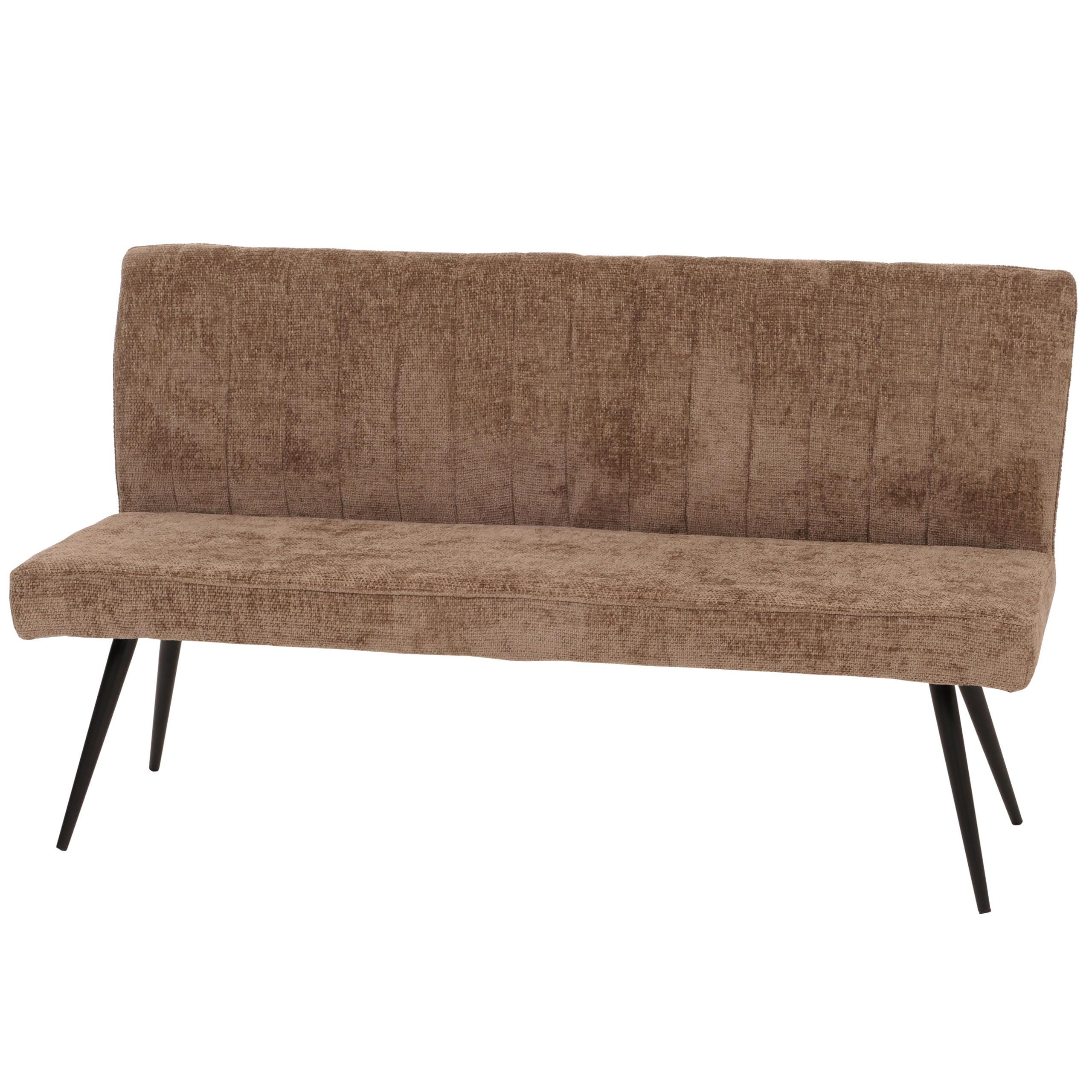 SITZBANK Braun - Dunkelgrau/Braun, Textil (160/90/60cm) - MCW