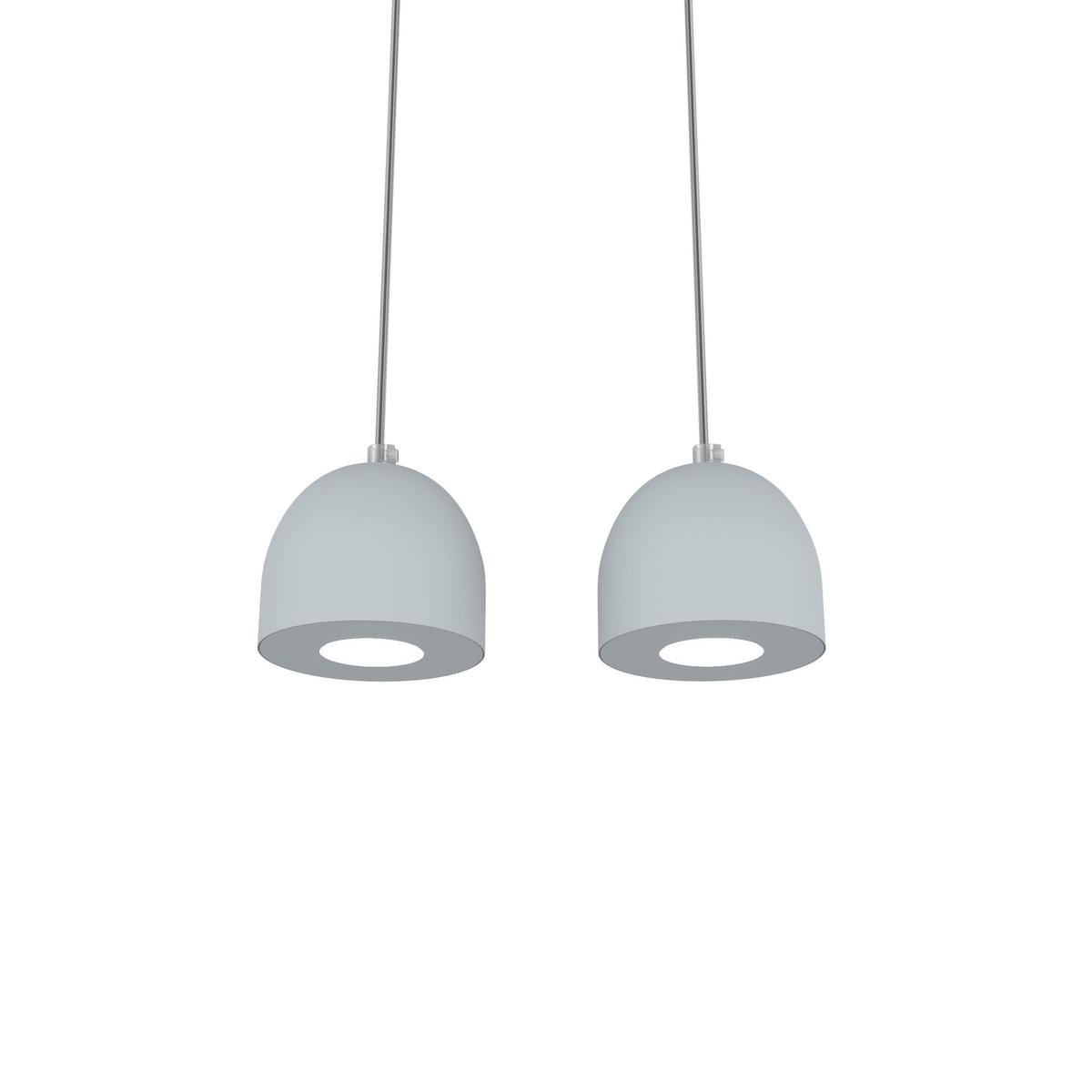 HÄNGELEUCHTE - Grau, Metall (6.5/27/120cm) - Lumicom