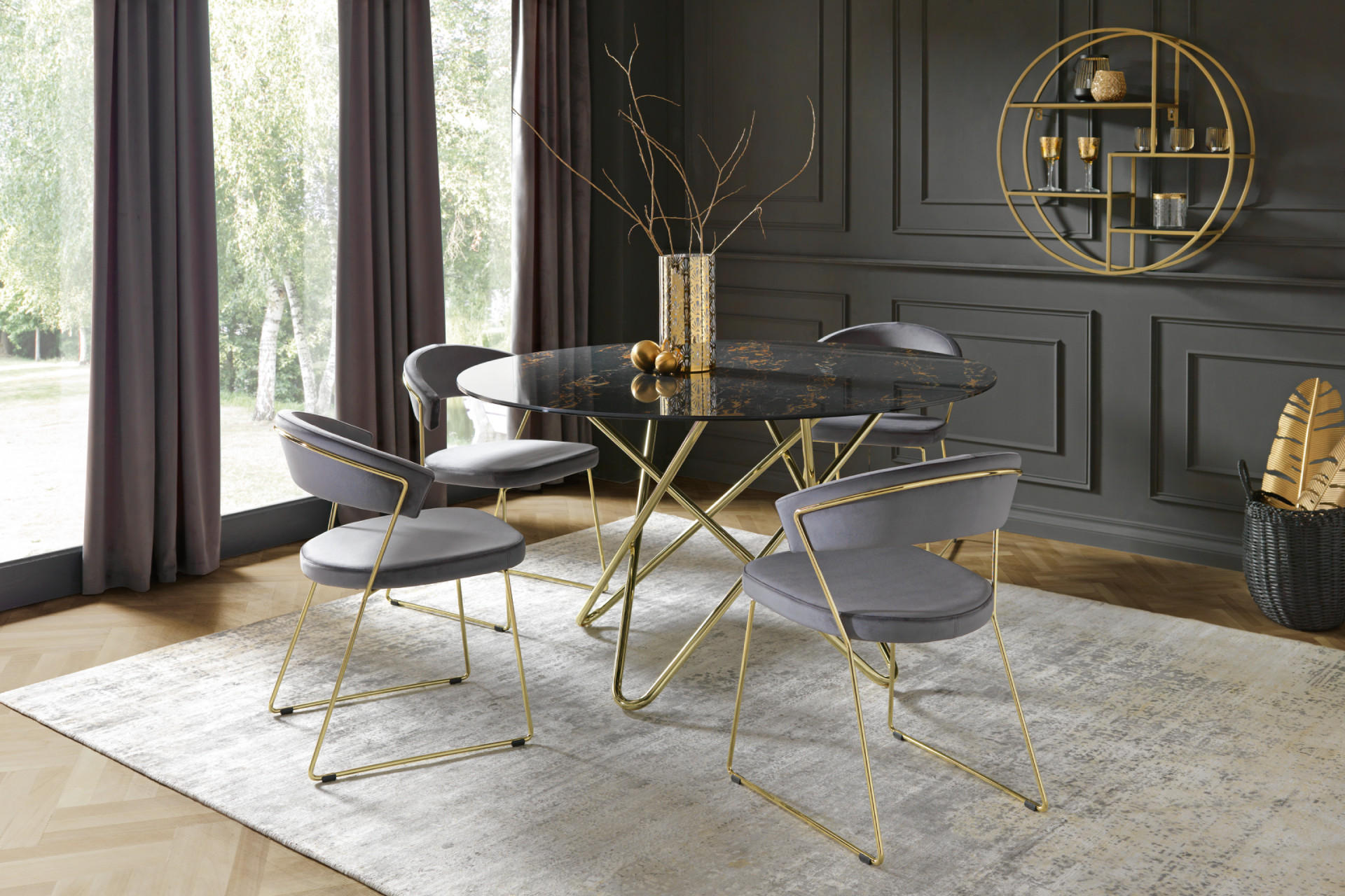 Designer Esszimmer mit eleganten MÃ¶beln