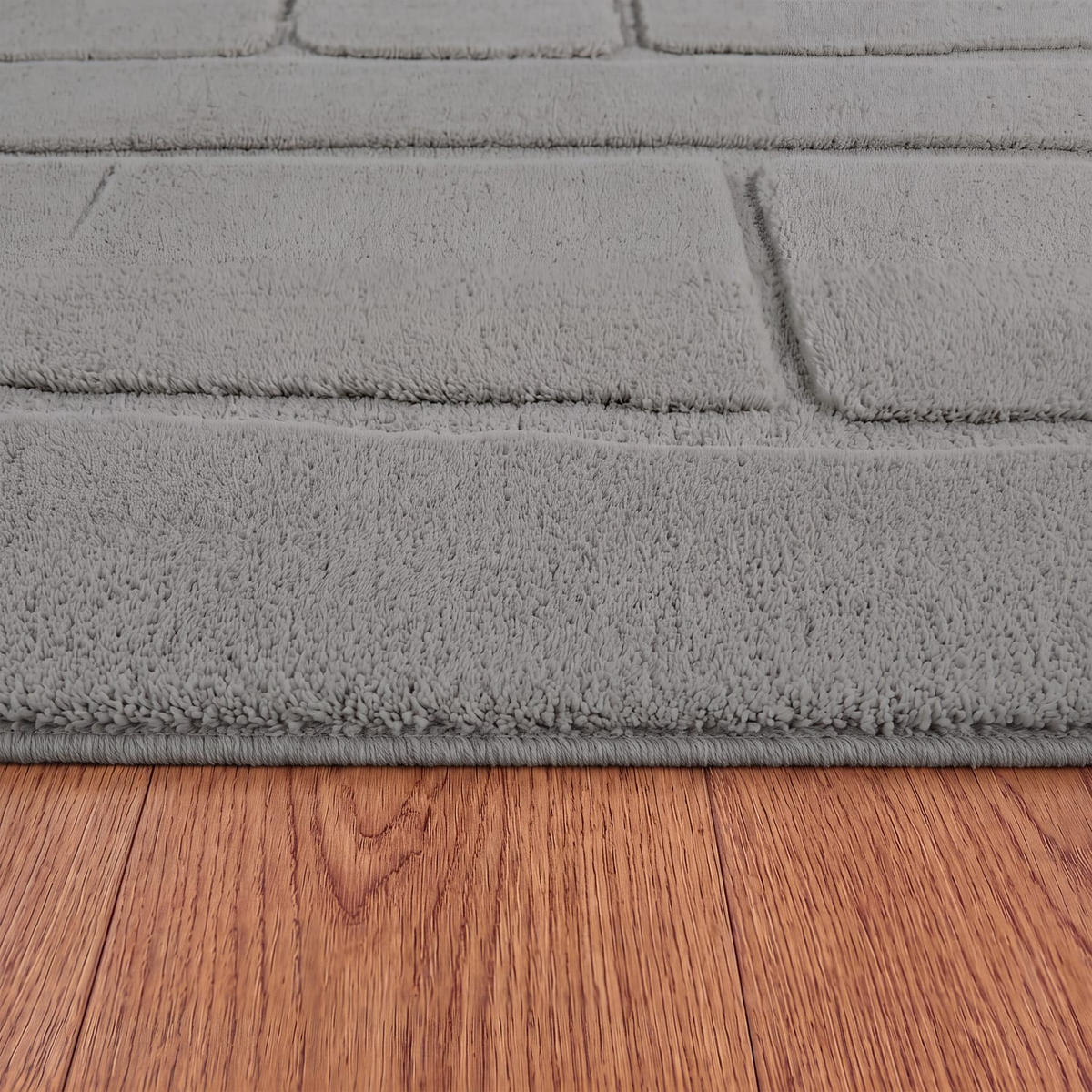HOCHFLORTEPPICH 160/160 cm Tokio 479 - Grau, Kunststoff (160/160cm) - Paco Home