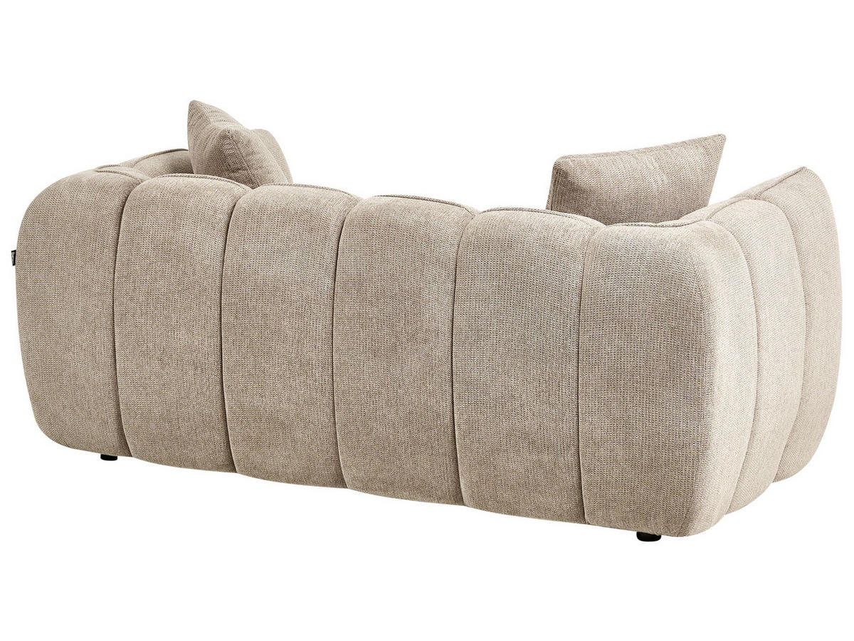 POHOVKA 2-místná Látka Taupe Ness - šedohnědá, textil (170/68/85cm) - Beliani