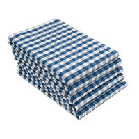 GESCHIRRTÜCHER, 5er-Set, 50x70 cm, 100% Baumwolle, Blau - Blau, Textil (50/70cm) - Zollner