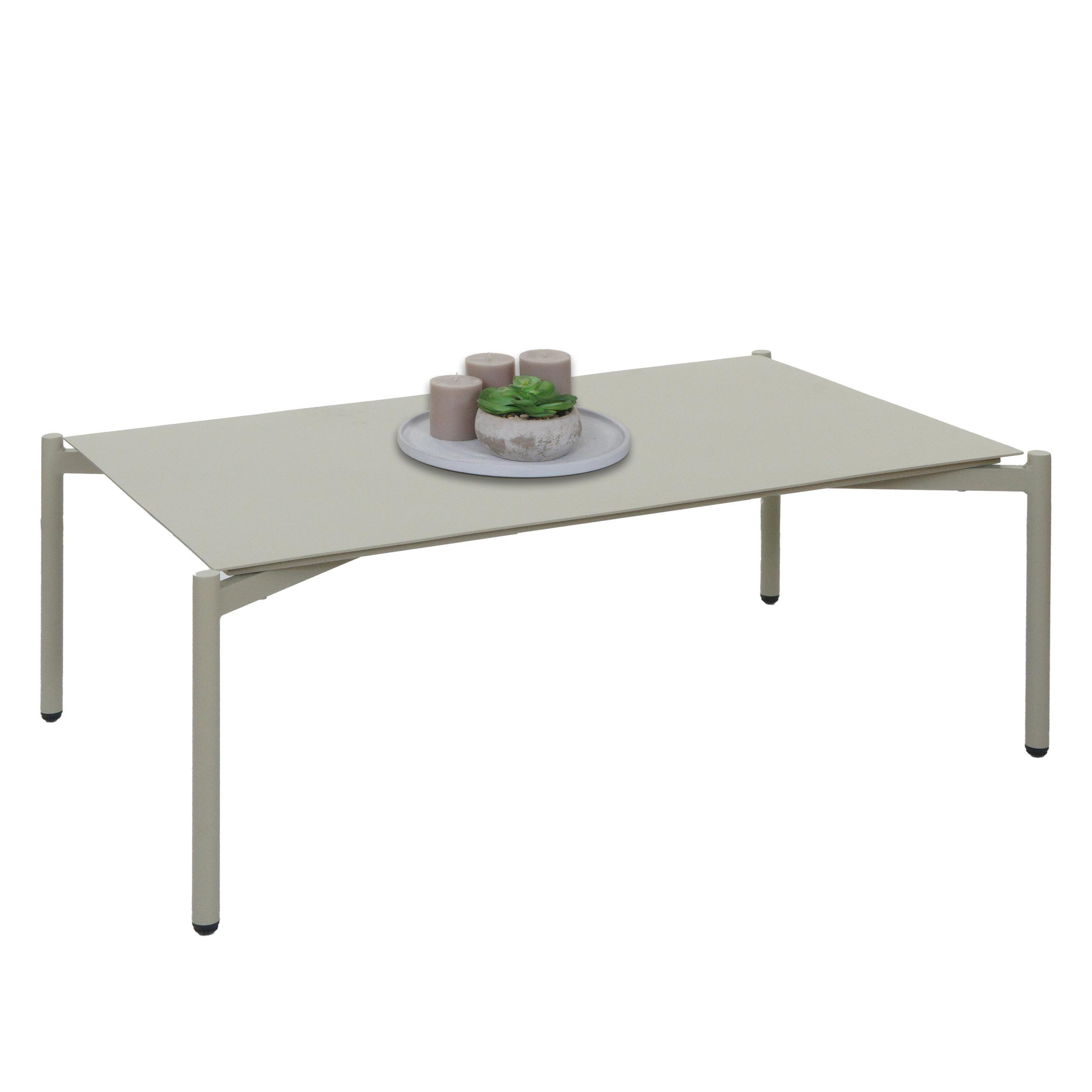 PROREGAL GARTENTISCH Hellgrün 105cm × 65cm × 39cm