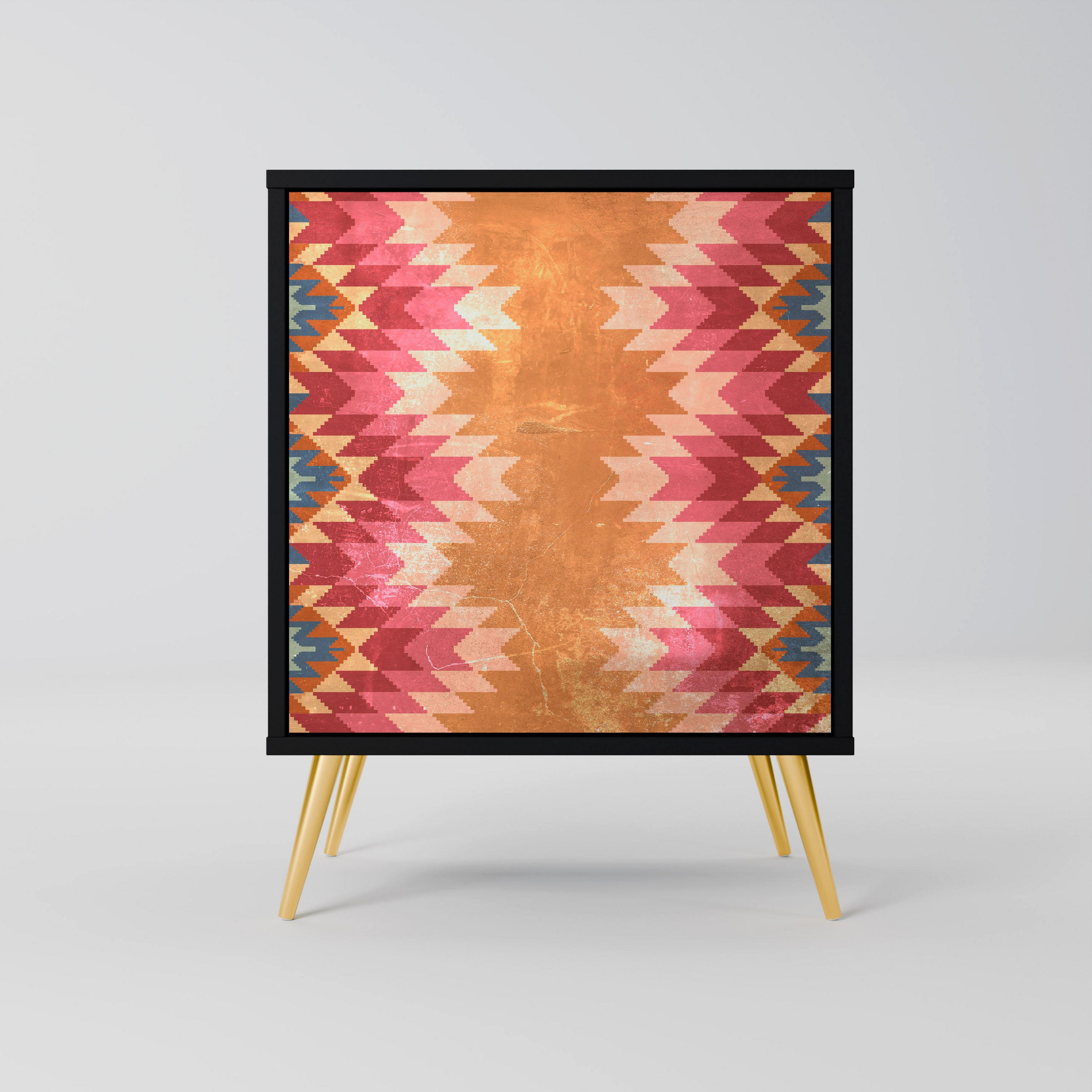 SpaceRebels Sideboard Schwarz 57.5x75.5x42 cm