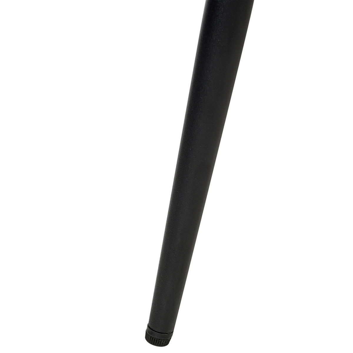ÉTKEZŐSZÉK 2 darabos Szett Bársony Szürke Sanilac - sötétszürke, textil/fém (54/76/50cm) - Beliani