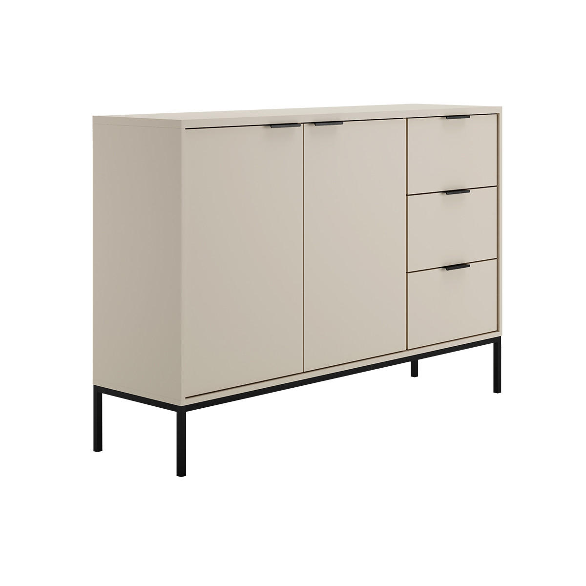 SIDEBOARD Seattle Kaschmir - Beige, Holzwerkstoff (150/100.4/40cm) - Petits-meubles