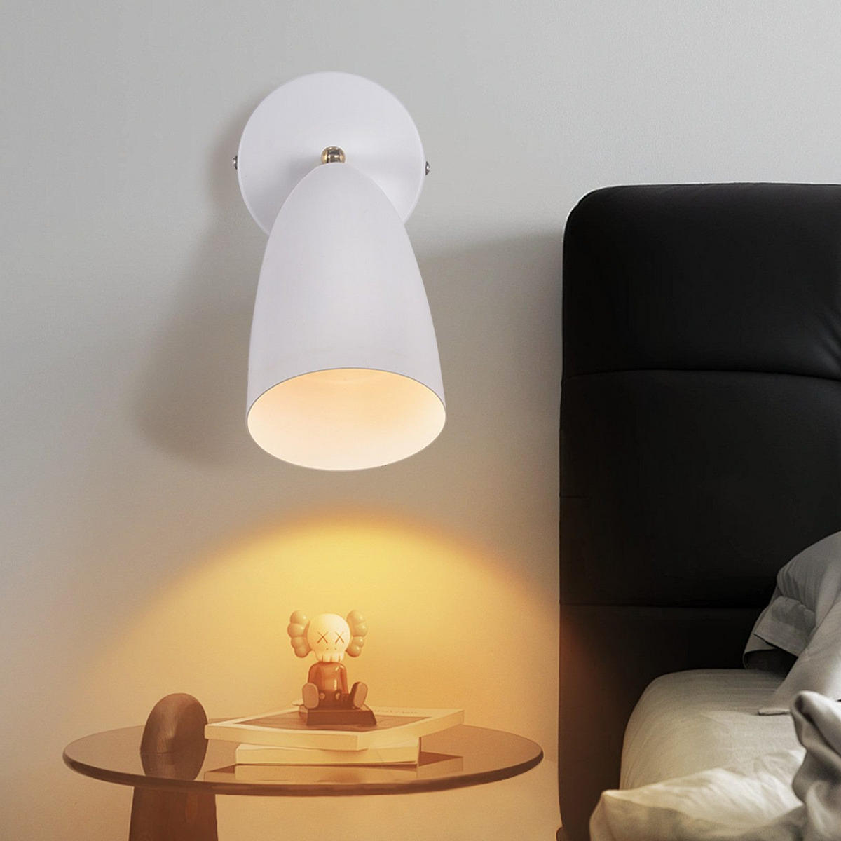 WANDLEUCHTE Zyxxh 10.0/22.0/10.0 cm - Weiß, Metall (10/22/10cm) - ZMH