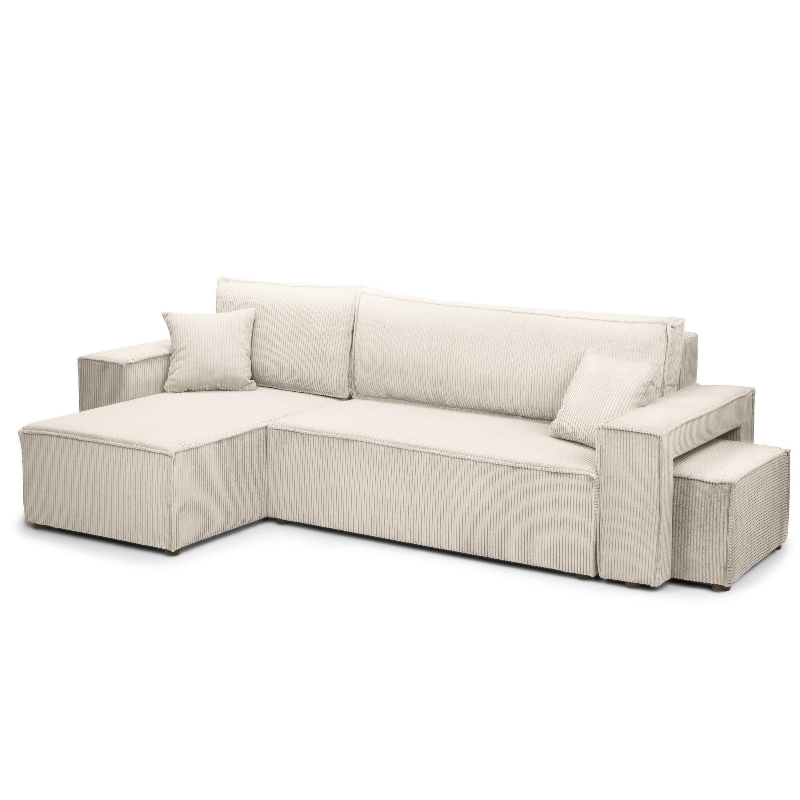 XXXLutz Ecksofa Beige 244x83x142 cm