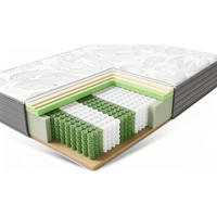 MATRATZE mit Taschenfederkern H3,90x200x22cm - Weiß, Textil (90/200cm) - HOMAVO