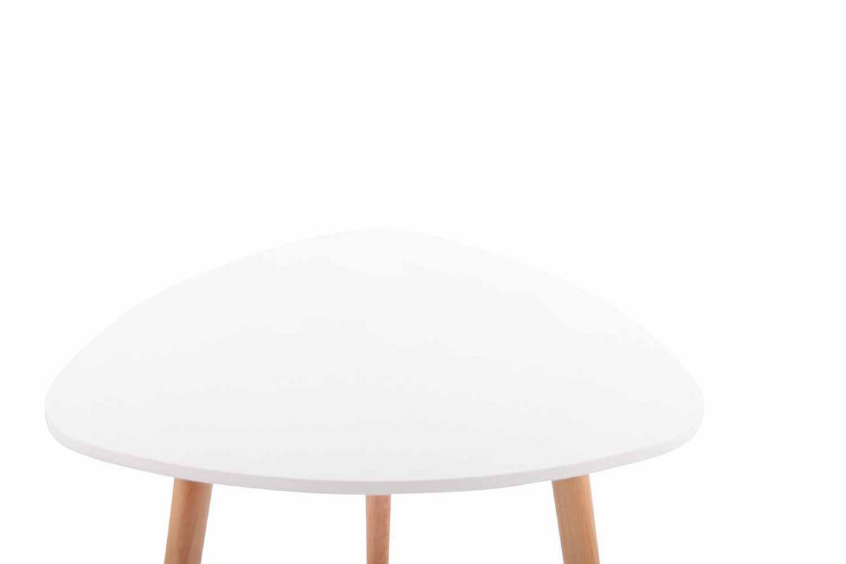 KONSOLENTISCH Holz weiß - Weiß, Holz (80/80/75cm) - CLP